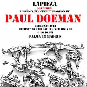 Paul Doeman at Lapieza art gallery, Madrid.