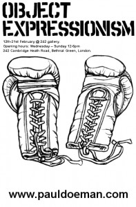 Object expressionism exhibition leaflet.