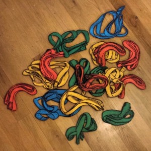 Martial arts belts drawings.